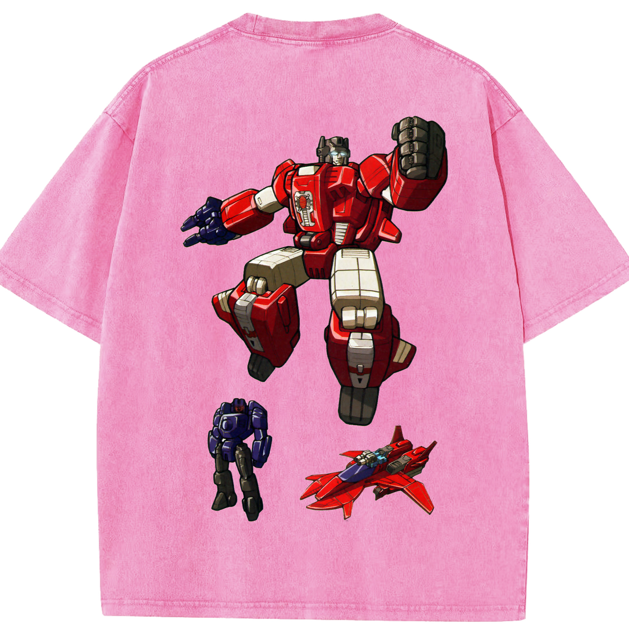 （画像用）  綿100% ヴィンテージ風 半袖Tシャツ（背面プリント）
